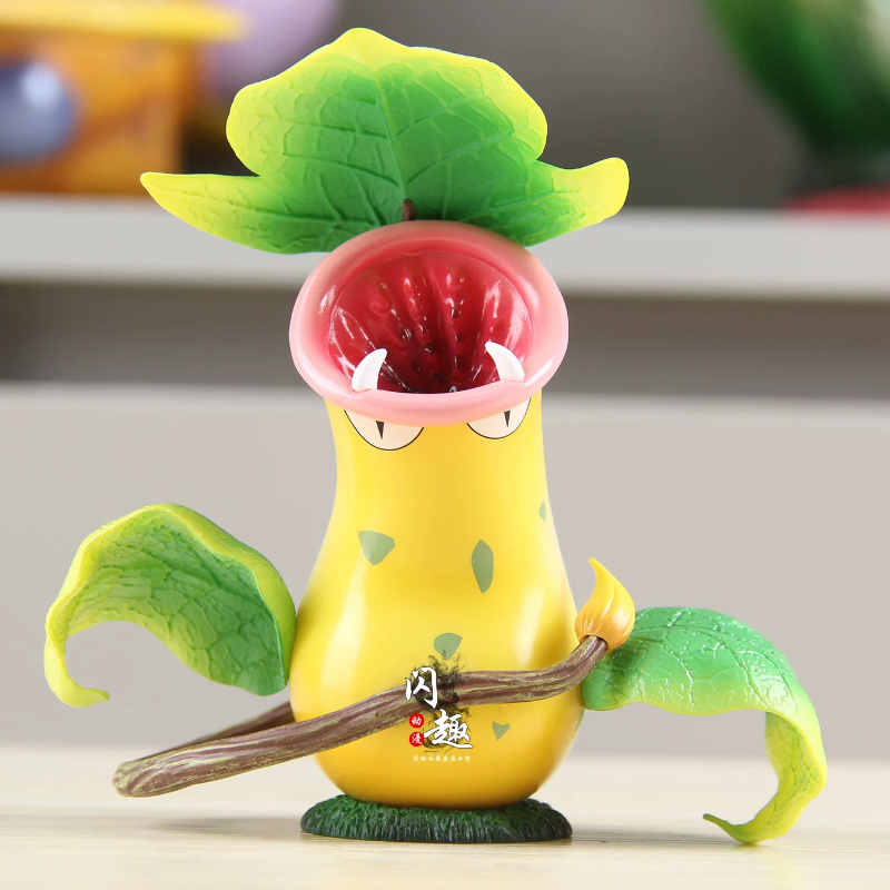 Model Kit Digimon - Figurka Pokemon Victreebel Anime Figurki Zabawki