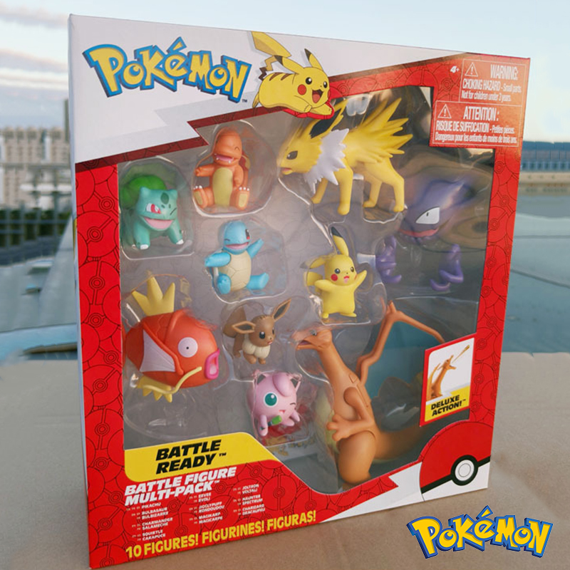 Model Kit Zero - Figurki Pokemon Ultimate Battle Pikachu Bulbasaur