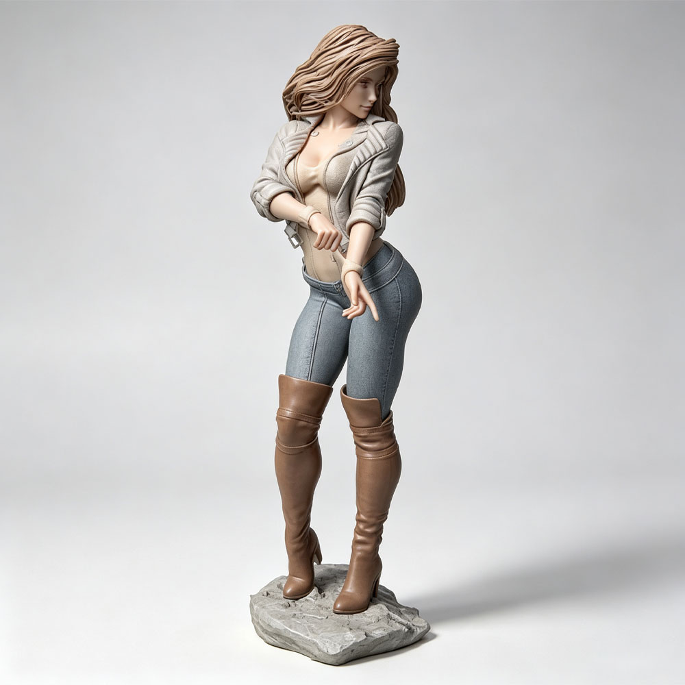 Model Kit Hg - Realistyczna, modna postać żeńska w skali