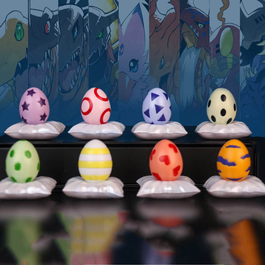Model Kit Digimon - 8 sztuk/zestaw Figurki Anime Digimon Adventure