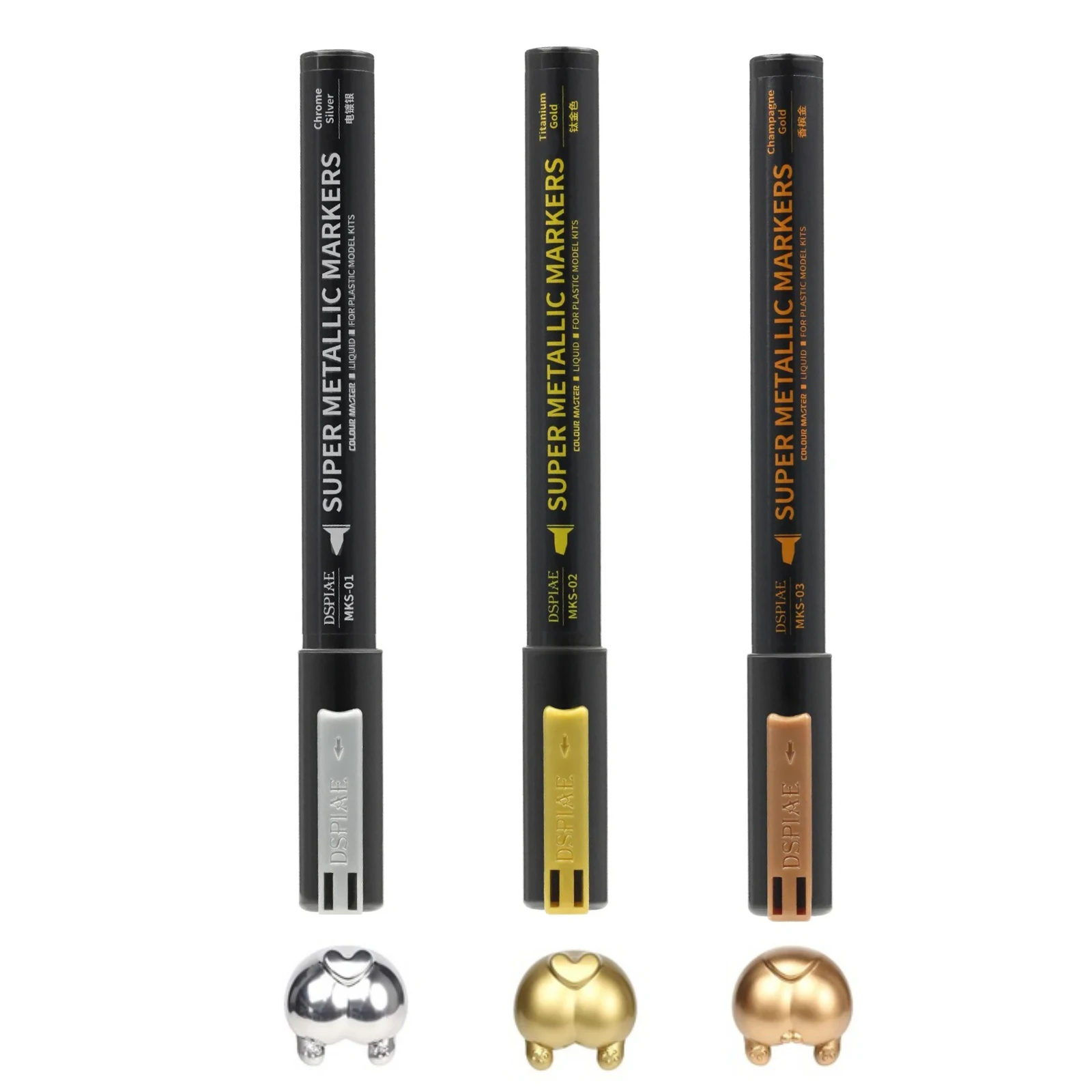 Model Kit Markers - DSPIAE MKS Super metaliczne markery kolorowe