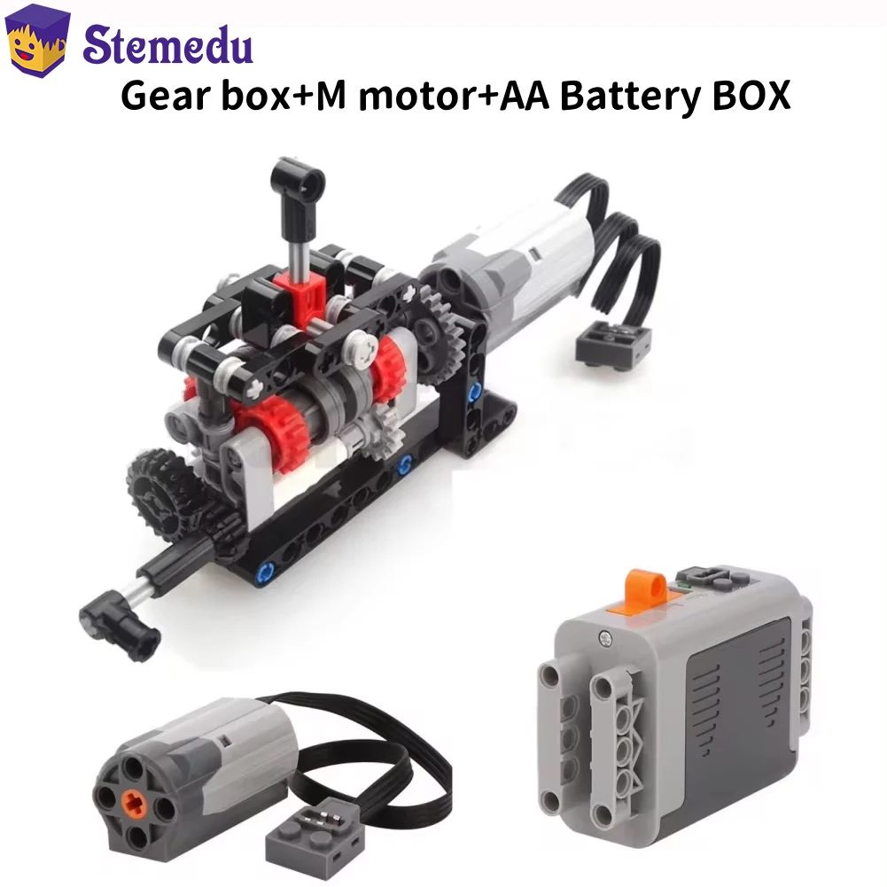 Model Kit Motor - MOC High-tech 4-biegowa skrzynia biegów zestaw