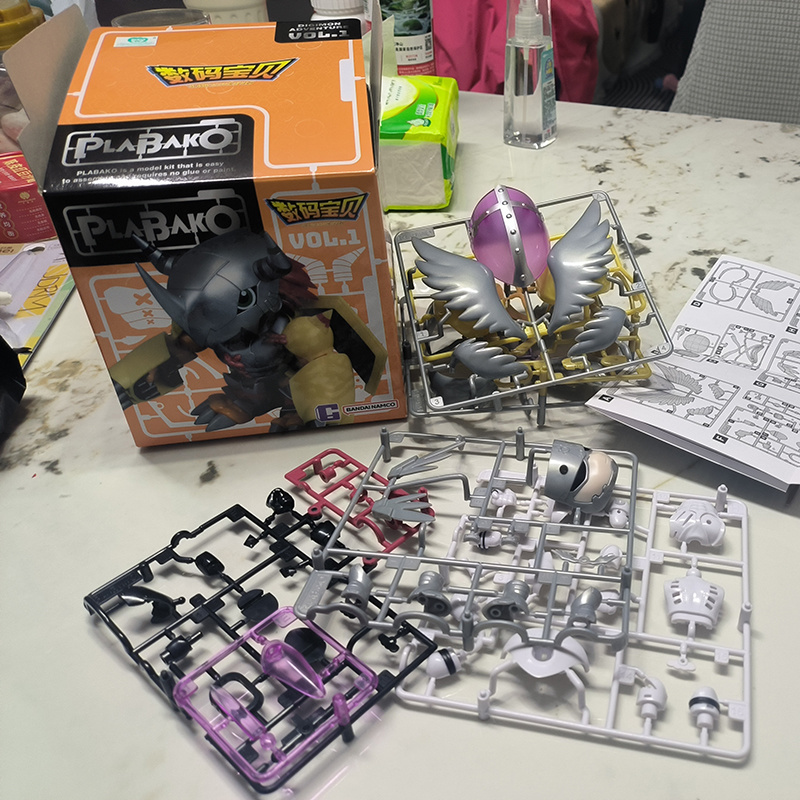 Model Kit Digimon - Oryginalny model plastikowy Plamodel Digimon Adventure,