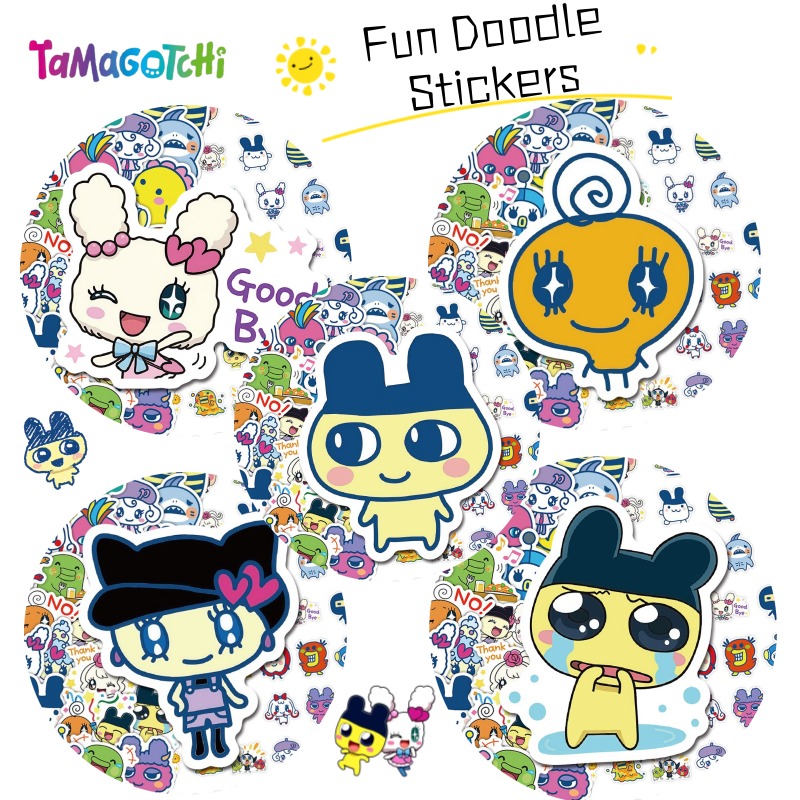 Bandai Model Tamagotchi - Nowe naklejki Bandai Tamagotchi Mametchi Fun