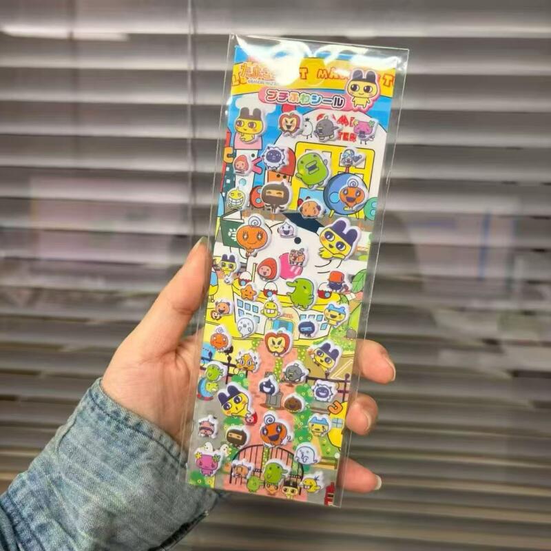 Bandai Model Tamagotchi - 6 szt. Naklejki Tamagotchi z kreskówkami,