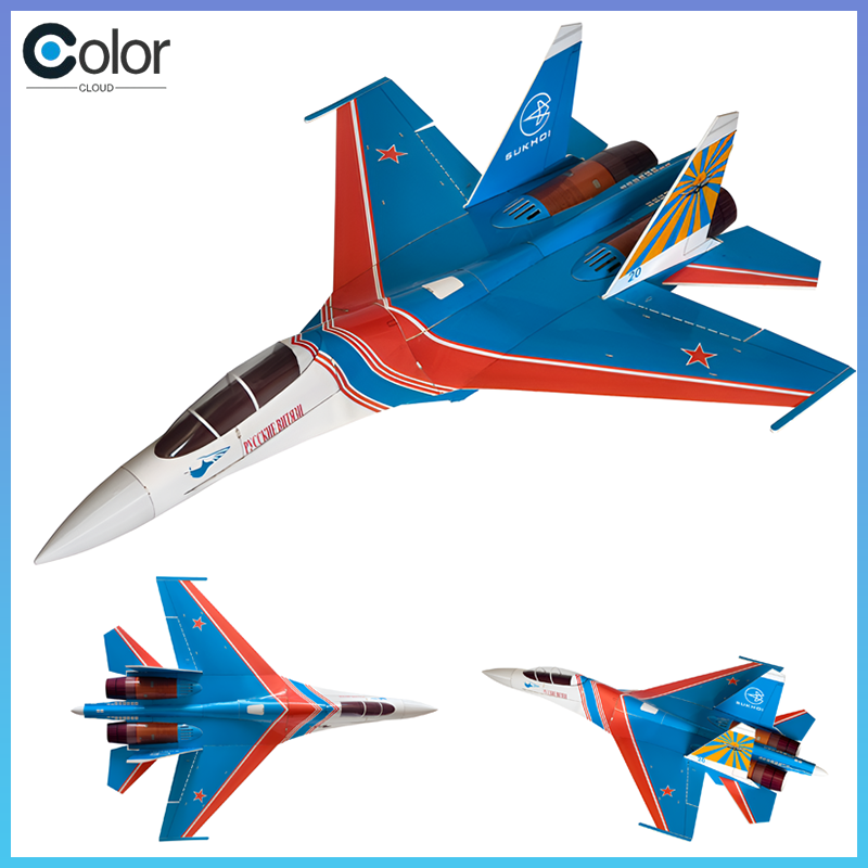 Model Kit Jet - Su-27 Model Samolotu Myśliwca RC z