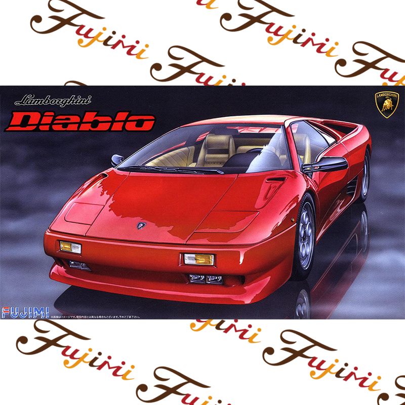 Model Kit Lamborghini - Statyczny zmontowany model samochodu Fujimi-12679 1:24