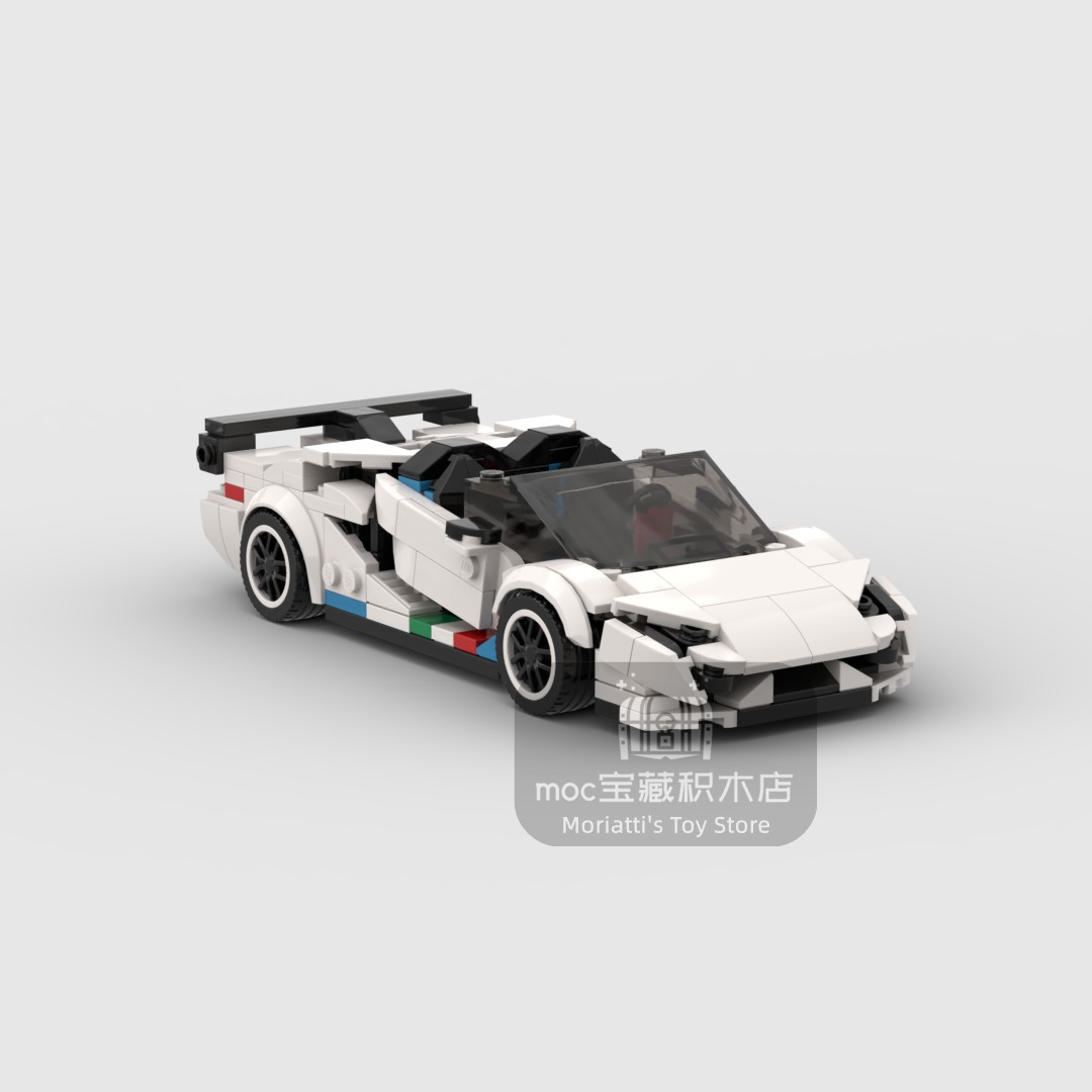 Model Kit Lamborghini - MOC Lambo Aventador SVJ 368 elementów