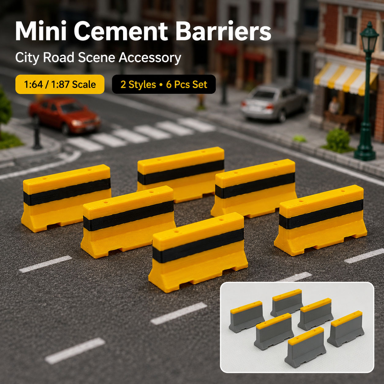 1:64 1:87 Miniaturowe barierki – Model Kit Cement recenzja i cena