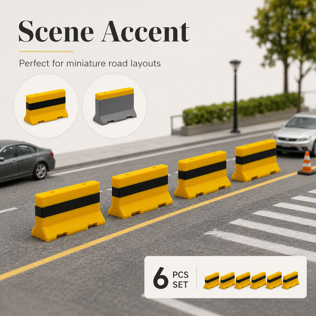 1:64 1:87 Miniaturowe barierki – Model Kit Cement recenzja i cena
