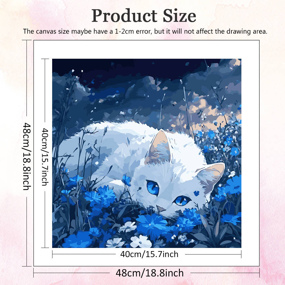 DIY Malowanie numerami Kot Zwi – Model Kit Acrylic Paint recenzja i cena