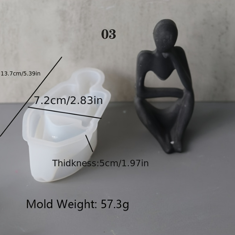 Zestaw 3 silikonowych form do  – Model Kit Cement recenzja i cena