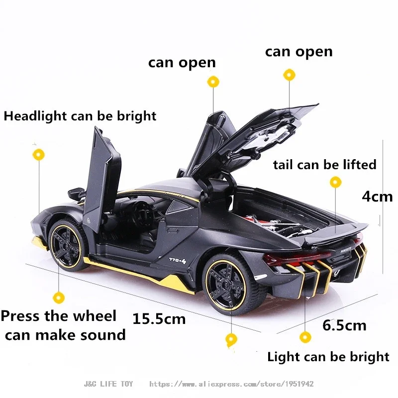1:32 LP770 750 Model Samochodu – Model Kit Lamborghini recenzja i cena