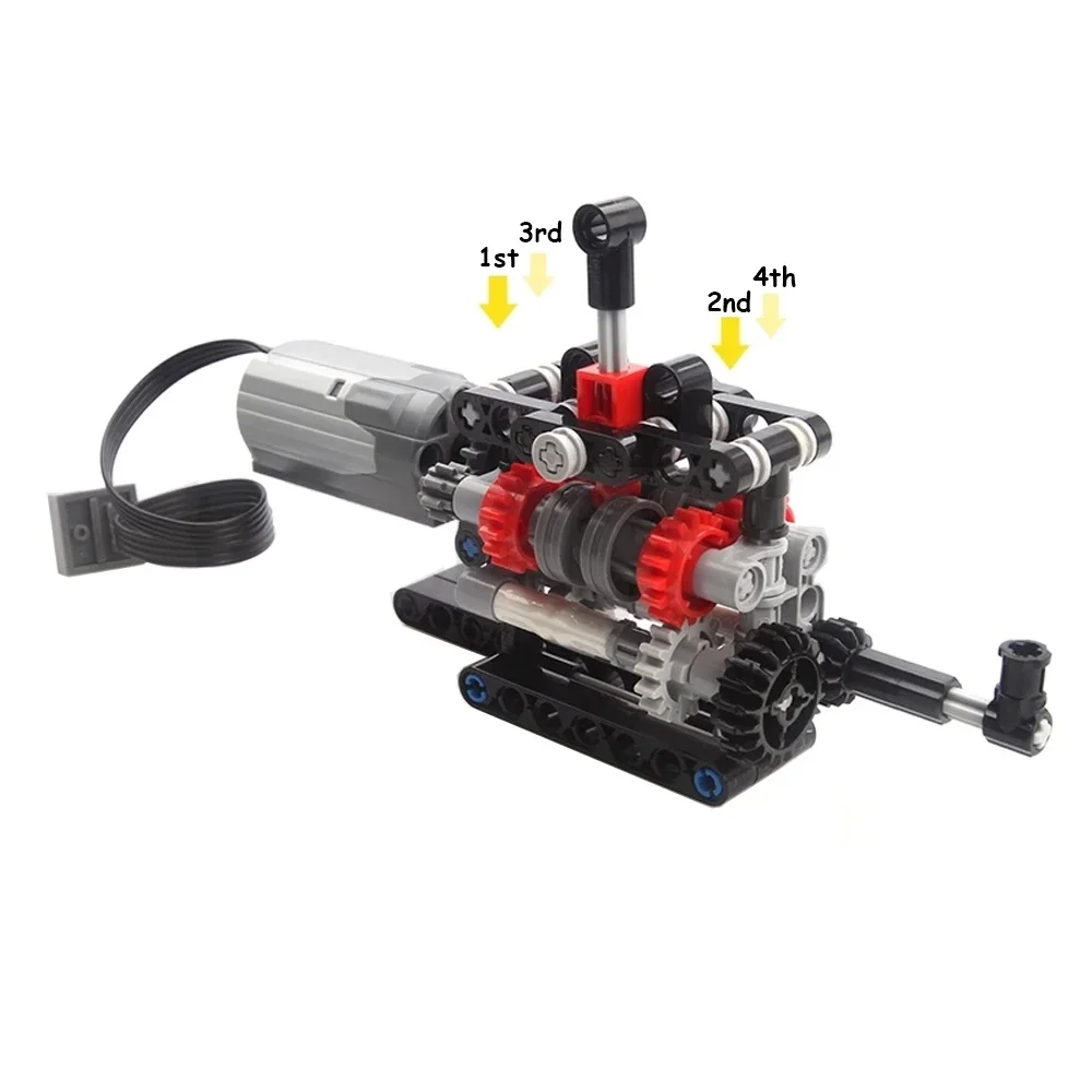 MOC High-tech 4-biegowa skrzyn – Model Kit Motor recenzja i cena