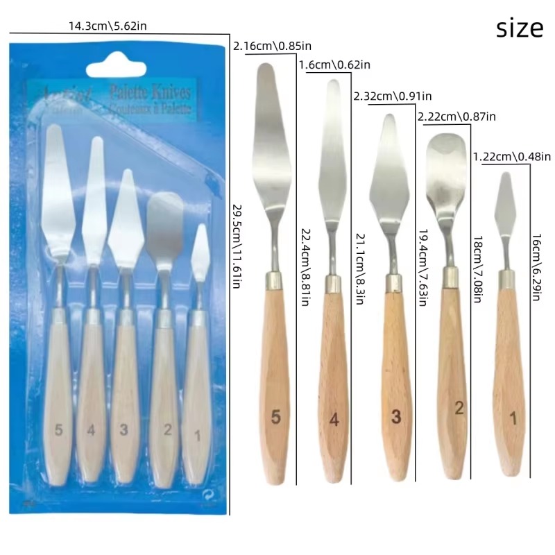 Zestaw 5 szpachelek malarskich – Model Kit Acrylic Paint recenzja i cena