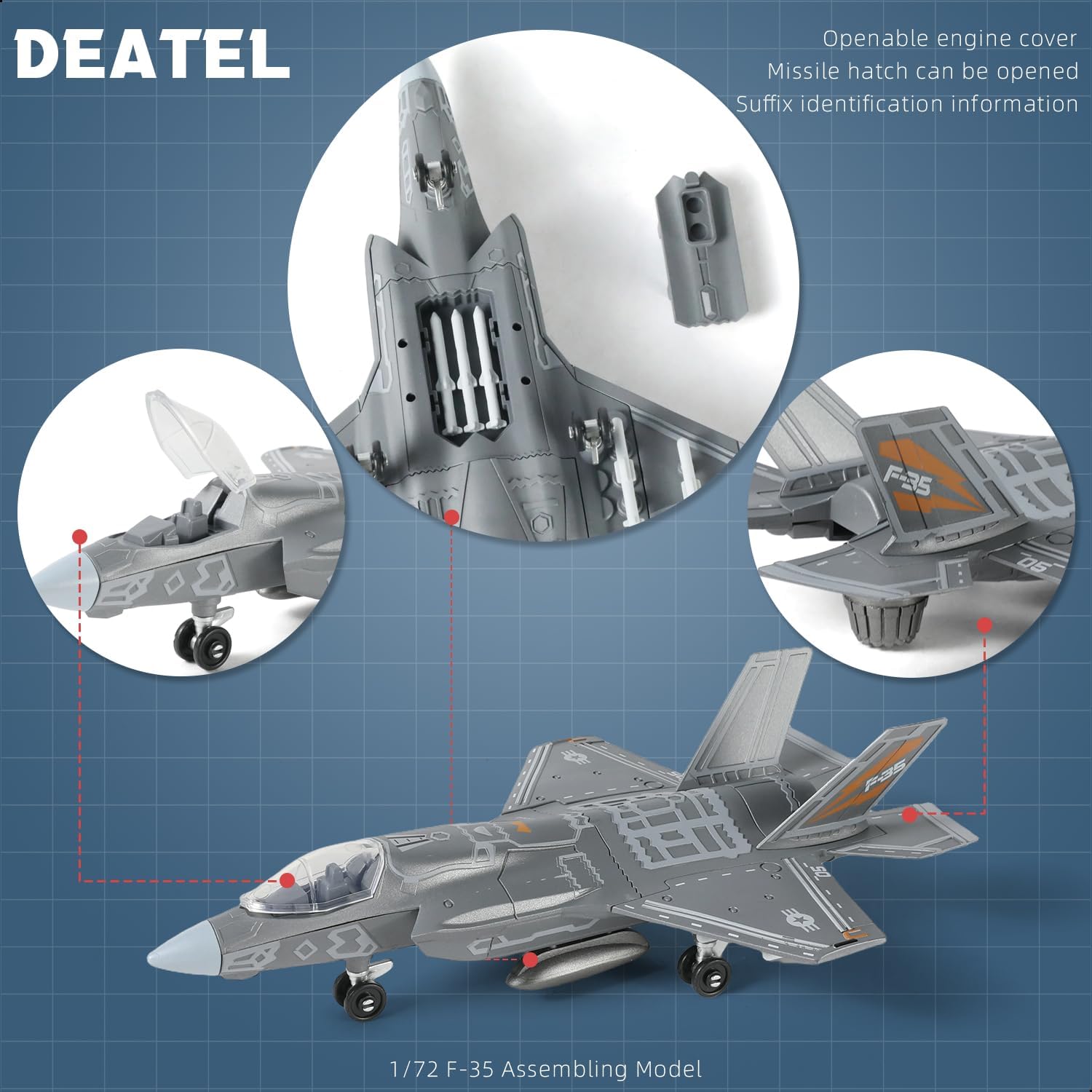 Model myśliwca F-35 w skali 1: – Model Kit Jet recenzja i cena