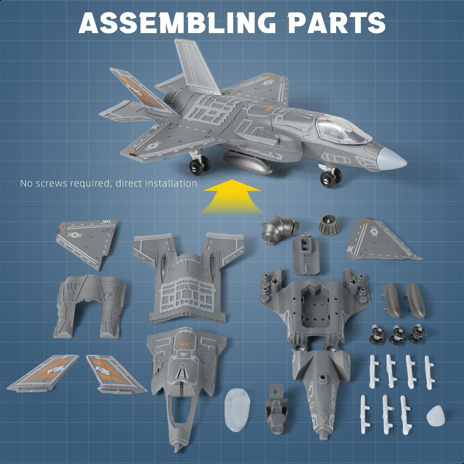 Model myśliwca F-35 w skali 1: – Model Kit Jet recenzja i cena