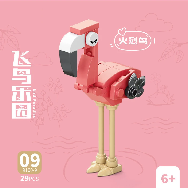 Klocki Zwierzęta Ptak Raj Kruk – Model Kit Plastic recenzja i cena